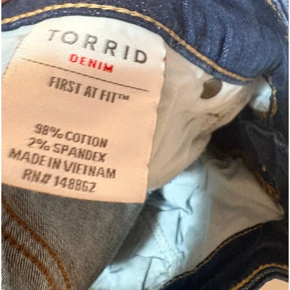 Torrid Denim First At Fit Women 12R Blue Excellent Bootcut‎ Stretch Jeans